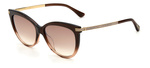 Okulary JIMMY CHOO AXELLEGS0MYNQ. Okulary przeciwsłoneczne, Kolor brązowy beżowy. Kobieta.
