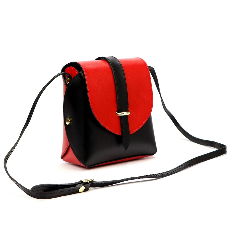 Gregorio damska listonoszka skora naturalna torebka z klapą na ramię