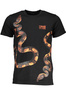 T-SHIRT M�SKI Z KR�TKIM R�KAWEM KLASY CAVALLI CZARNA