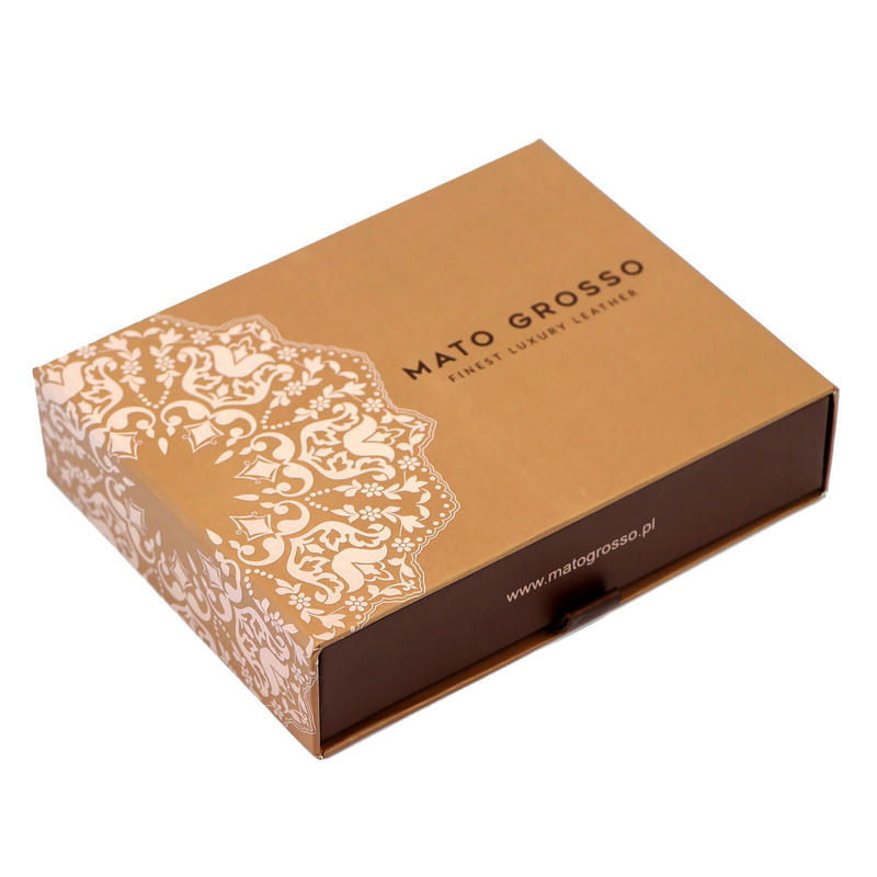 Mato Grosso pionowy duży damski portfel skóra naturalna portmonetka RFID