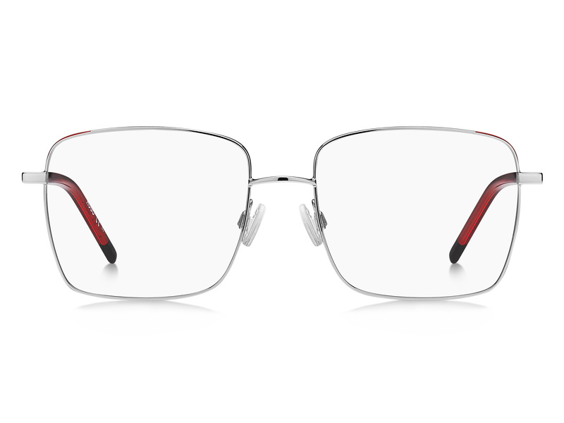Okulary HUGO HG-1217-J2B. Okulary, Kolor czerwony srebrny. Kobieta.