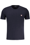 NIEBIESKI T-SHIRT MĘSKI Z KRÓTKIM RĘKAWEM GUESS JEANS