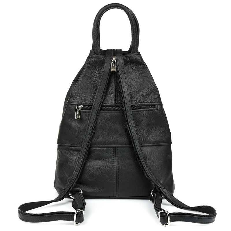 Plecak Damski Skórzany Trójkąt Pojemny Beltimore Q60