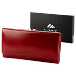 EL FORREST podłużna portmonetka duży damski portfel skóra naturalna RFID