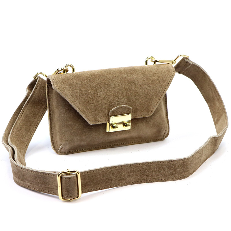 skóra zamsz Damski torebki skórzane Luka 24-077