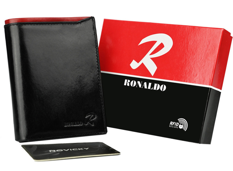 Portfel skórzany rozbudowany z RFID od Ronaldo