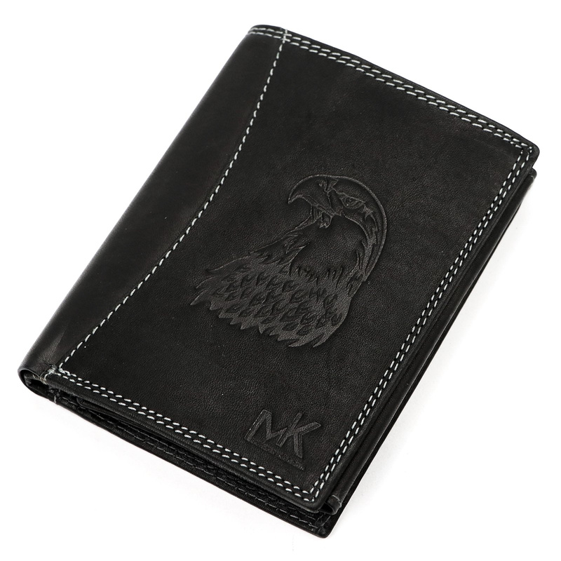 Skórzany męski portfel Money Kepper CDD 5601 EAGLE