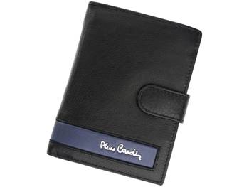 Skórzany duży męski portfel Pierre Cardin RFID