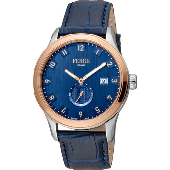 Zegarek marki Ferre Milano model FM1G155L kolor Niebieski. Akcesoria męski. Sezon: Cały rok
