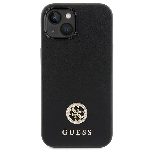 Guess GUHCP15MPS4DGPK iPhone 15 Plus 6.7" czarny/black hardcase Strass Metal Logo