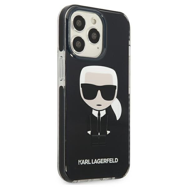 Karl Lagerfeld KLHCP13XTPEIKK iPhone 13 Pro Max 6,7" hardcase czarny/black Iconik Karl