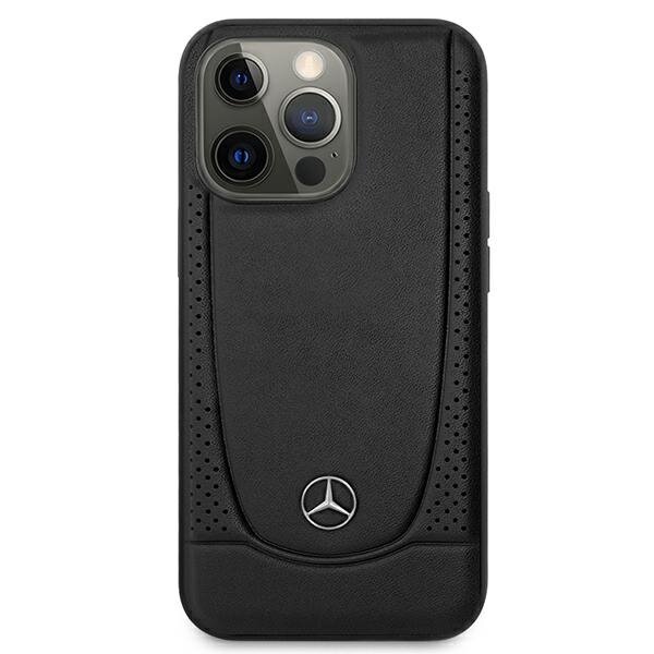 Mercedes MEHCP15LARMBK iPhone 15 Pro 6.1" czarny/black hardcase Leather Urban