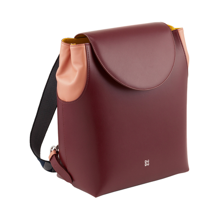 DUDU Modny Damskie plecak skórzany Made in Italy Styl casual Wielofunkcyjny minimalistyczny plecak na co dzień z klapą