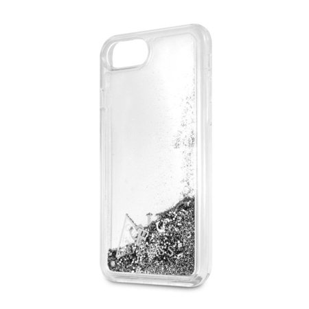 Guess GUHCI8GLUFLSI iPhone 7/8/SE 2020 / SE 2022 silver/srebrny hard case Glitter Liquid