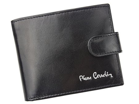 Męski portfel Pierre Cardin YS520.1 323A RFID czarny skóra naturalna