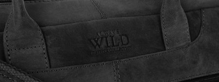 Minimalistyczna torba laptopowa ze skóry naturalnej — Always Wild
