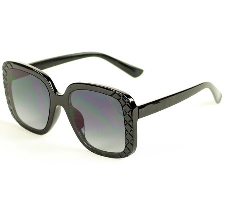 Oversizoweo okulary przeciwsłoneczne MAZZINI SIMPLE BEAUTY czarny