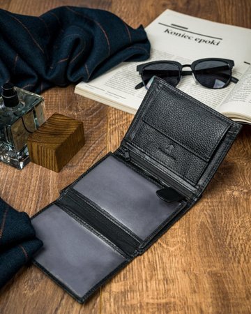 Skórzany męski portfel Cavaldi N4-SCV RFID