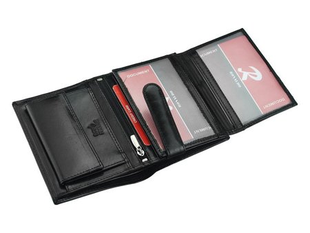 Skórzany męski portfel Ronaldo N104-VT RFID