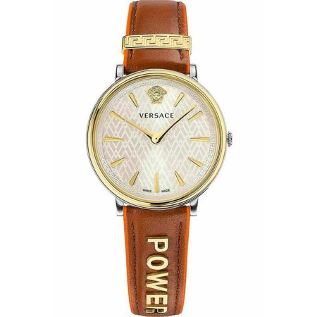 Zegarek marki Versace model VBP070017 kolor Brązowy. Akcesoria Damskie. Sezon: Cały rok