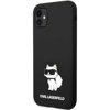 Karl Lagerfeld KLHCN61SNCHBCK iPhone 11/ XR hardcase czarny/black Silicone Choupette