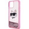 Karl Lagerfeld KLHCP12MLNCHCP iPhone 12/ 12 Pro 6,1" różowy/pink hardcase Glitter Choupette Head