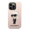 Karl Lagerfeld KLHMP14LSNIKBCP iPhone 14 Pro 6,1" hardcase różowy/pink Silicone NFT Ikonik Magsafe